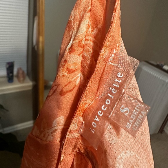 Orange Babydoll Dress - Picture 4 of 4